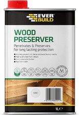 Everbuild Wood Preserver – Interior And Exterior Use – Low Odour – Quick 