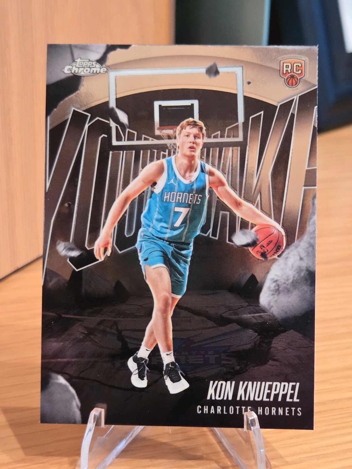 2025 Topps Chrome - Kon Knueppel - Rookie Youthquake RC Hornets #YQ-4