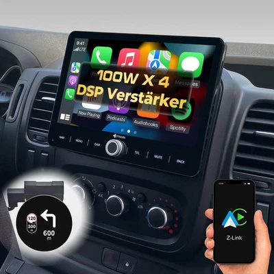 10,1" Autoradio Navi für Renault Trafic 3 mit Wireless Carplay Android Auto DAB+ - Bild 1 von 4