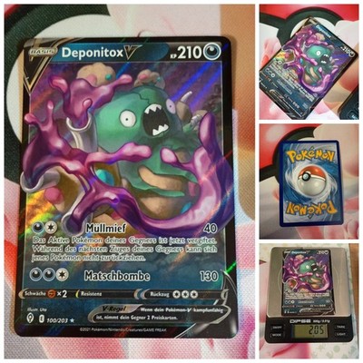 Pokemon  Evolving Skies  Garbodor V      Nm  2021  Card Og Pokémon Deponitox