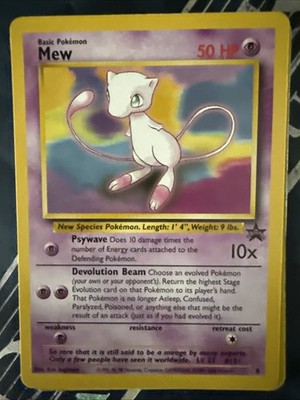 Mew Black Star Promo 8 - 1999-2000 Non-Holo Pokemon Card