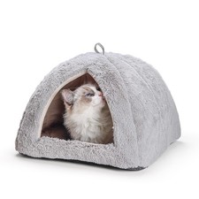 Cat Bed for Indoor Cats - Cat Cave Beds Cat House Cat Tent with Removable Was...