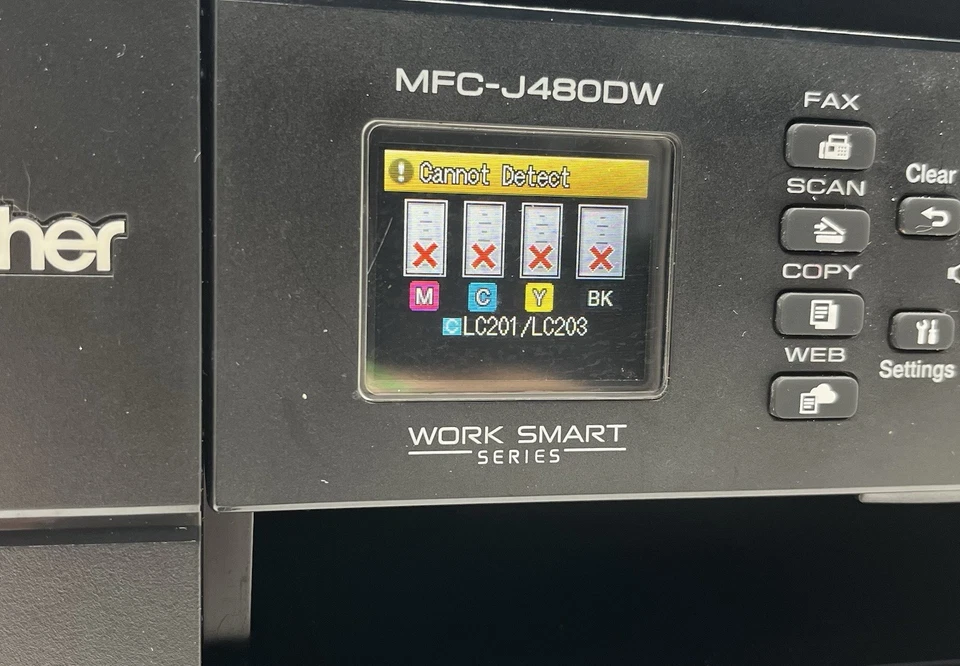 Brother MFC-J480DW All in One Inkjet Work Smart Printer Scanner Copier Tested - Image 2 of 4