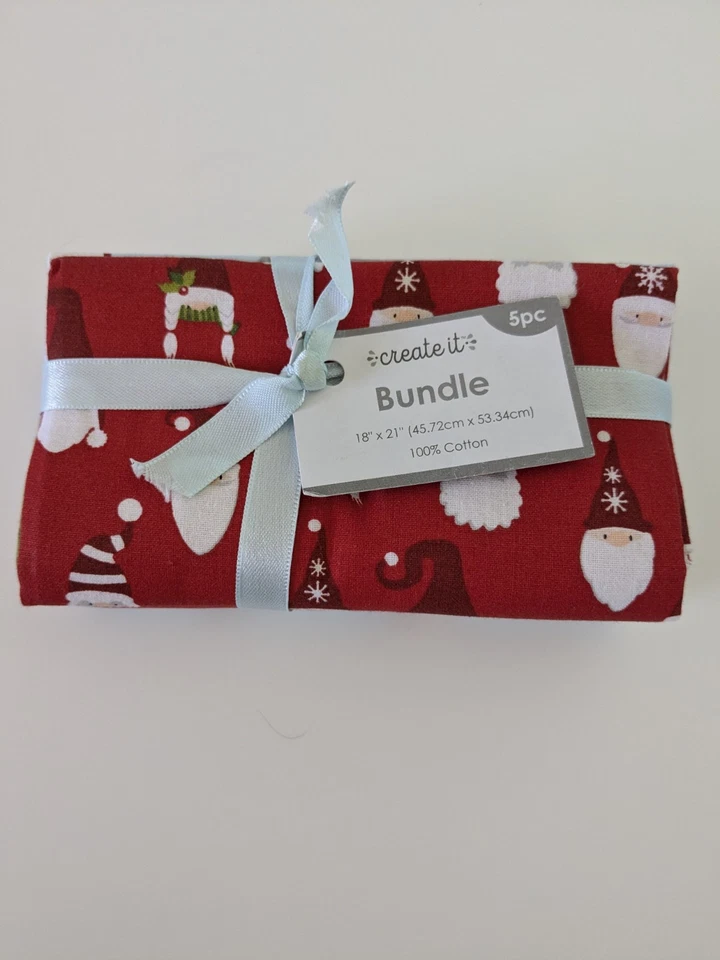 Paquete Create It Holiday Gnomes Fat Quarter 18"x21" precortado Foto 2 de 2