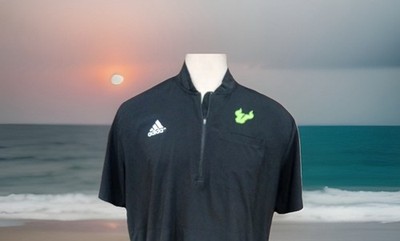 Adidas USF Bulls Jacket Mens 4xl Black Team Issue 1/2 Zip Pullover South Florida