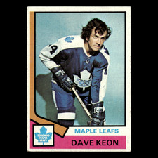 Dave Keon #151 1974 Topps Toronto Maple Leafs Hockey Card NHL EX