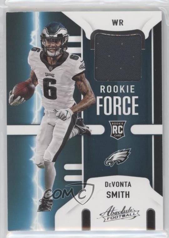 2021 Panini Absolute Rookie Force Relics DeVonta Smith #RF-DVS RC n1u
