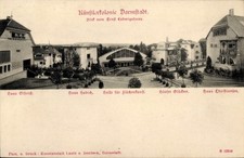 Ak Darmstadt in Hessen, Künstlerkolonie, Haus Olbrich, Haus... - 11308857