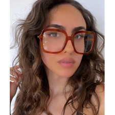 NEW Gucci GG1318O Brown Square Eyeglasses Frames