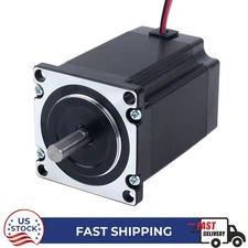 STEPPERONLINE Nema 23 Bipolar 1.9Nm 2.8A 57x76.5mm 4 Wires Φ8mm D-cut Shaft