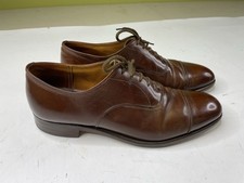 Church's Mens Shoes Brown Leather Formal Oxford Size UK 10 Cap Toe