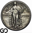 1930-S Standing Liberty Quarter, Choice AU Tougher Date