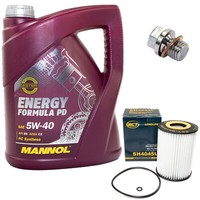 MotoröL ÖLfilter SH4045L 5W40 5Liter + ÖLablassschraube FüR Mercedes W212 A209