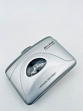 Lenoxx Sound 820M Portable Cassette Player Silver Automatic Stop Volume Control