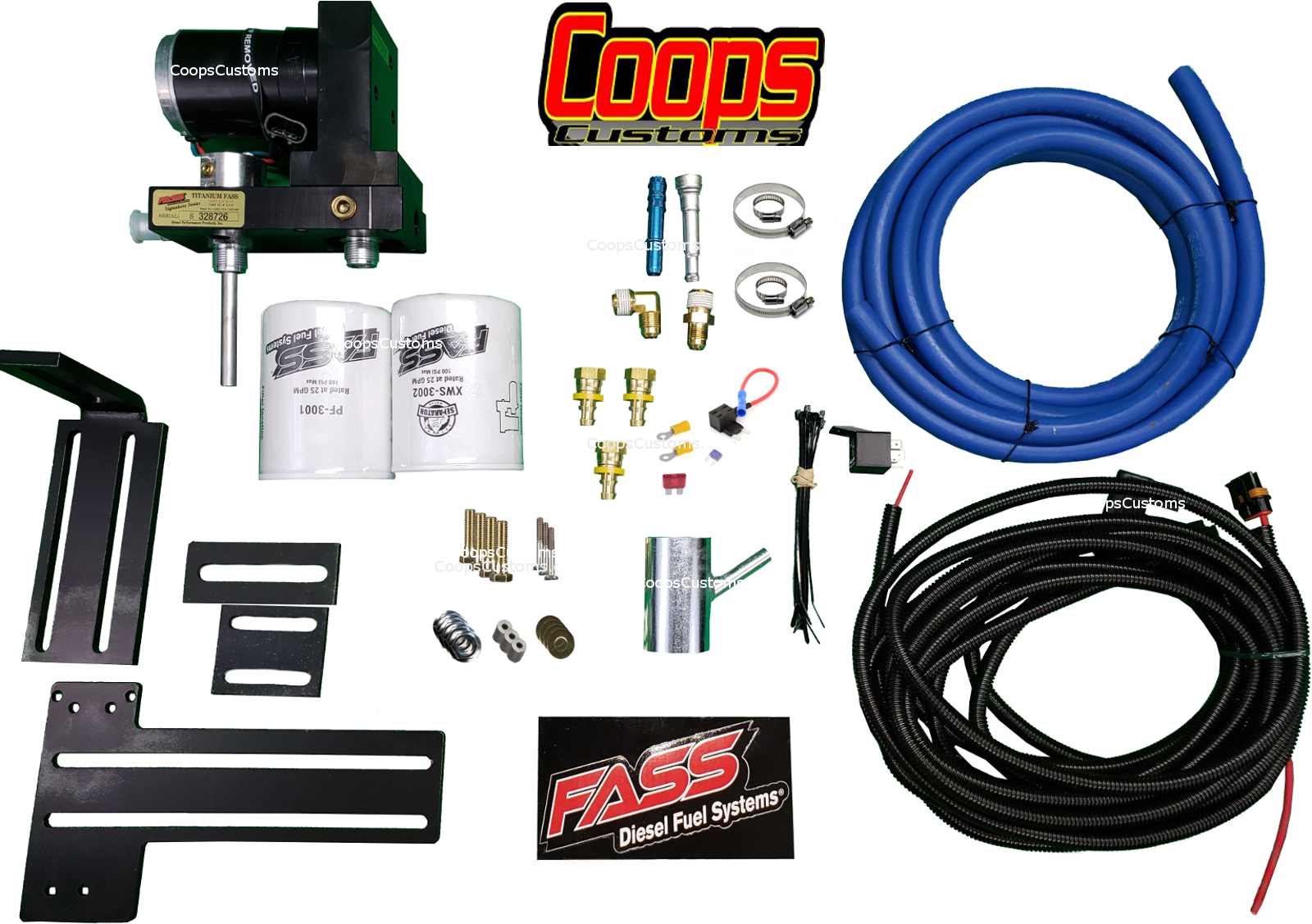 FASS Titanium 100GPH Fuel Lift Pump System Fits 1114 GM Duramax LML 6