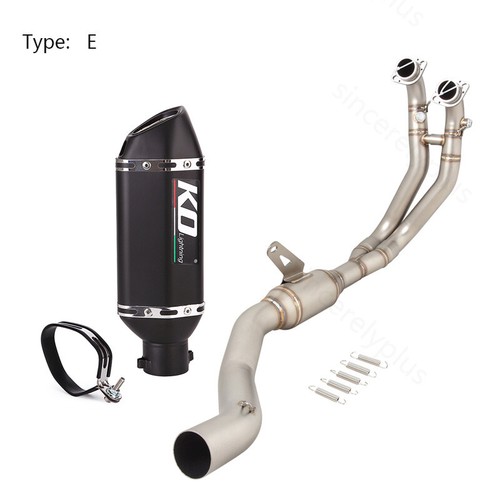 Full Exhaust System Front Pipe Muffler For Aprilia RS660 TUONO660 2021-2025 - Picture 6 of 15