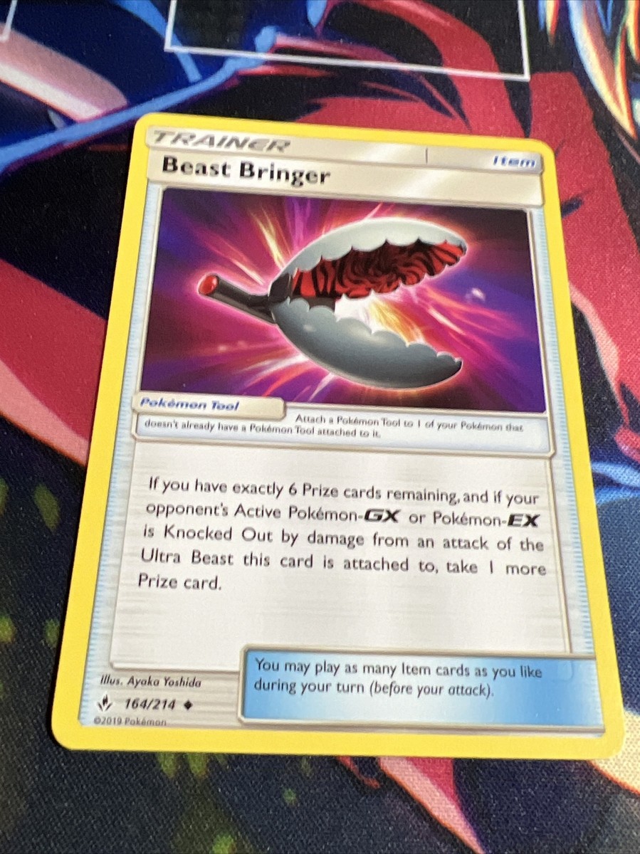 beast bringer pokemon card Beast Bringer 164/214 Uncommon Pokemon Unbroken Bonds