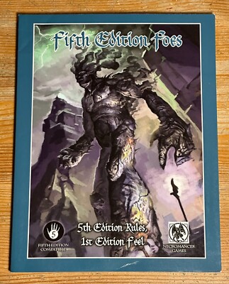 Fifth Edition Foes, 5th edition Rules, 1st edition Feel, Necromancer Games NM