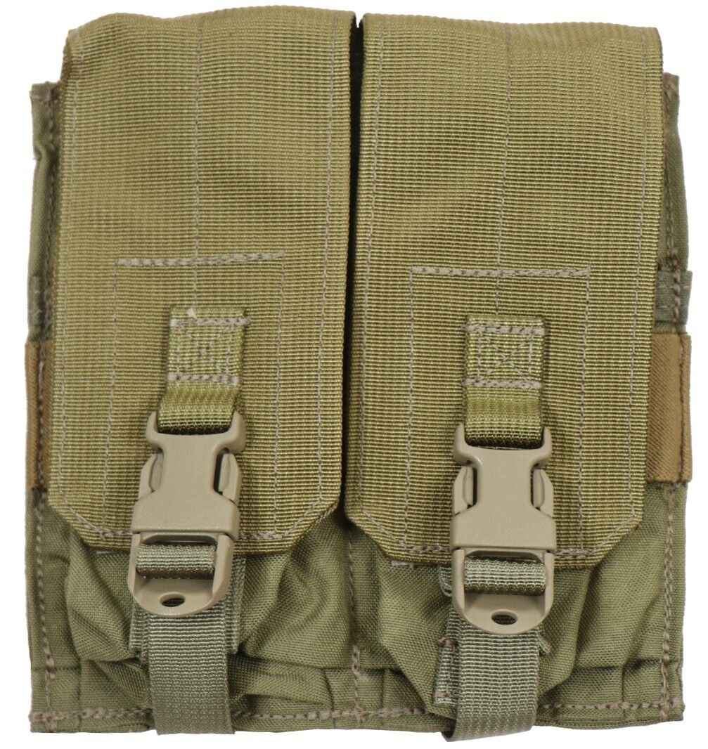 Eagle Industries Khaki Double Mag Pouch SFLCS Special Forces Load Carriage-image