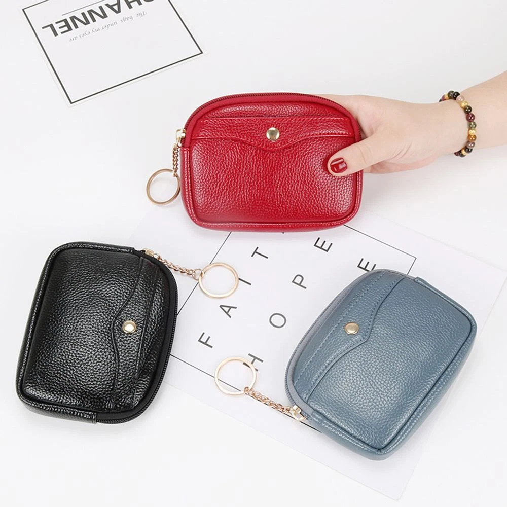 Mini coin cheap purse keychain