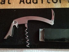 Hand Held Stainless Steel Wine Corkscrew w Rostfrei knife and Bottle Opener