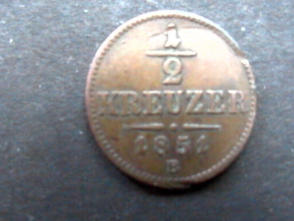Franz Josef I. 1/4+1/2 KREUZER Cu. 1951 A+B