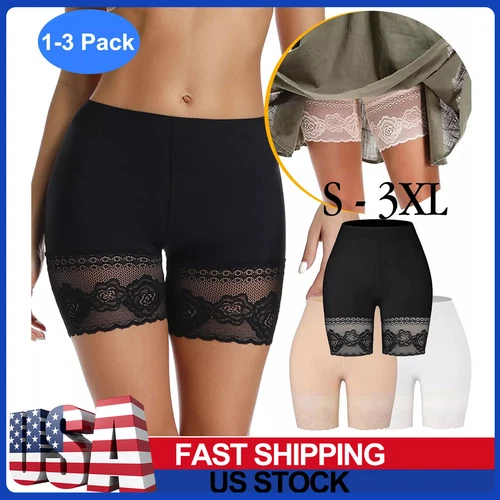 Womens Slip Shorts Anti-Chafing Boxer Briefs Smooth Boyshorts Panties Underwear - Picture 1 of 32