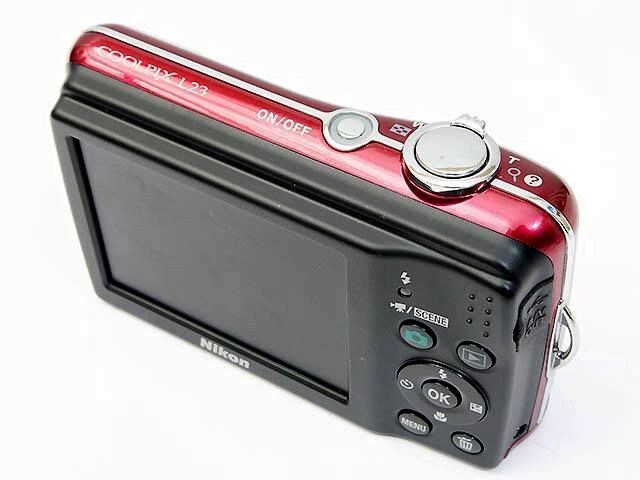 Nikon Coolpix L23 10.1MP Point & Shoot Digital Camera Red
