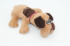 Vintage Tonka Pound Puppy Puppies Large Tan Brown 16" 1986 Short Ears Pug 1985
