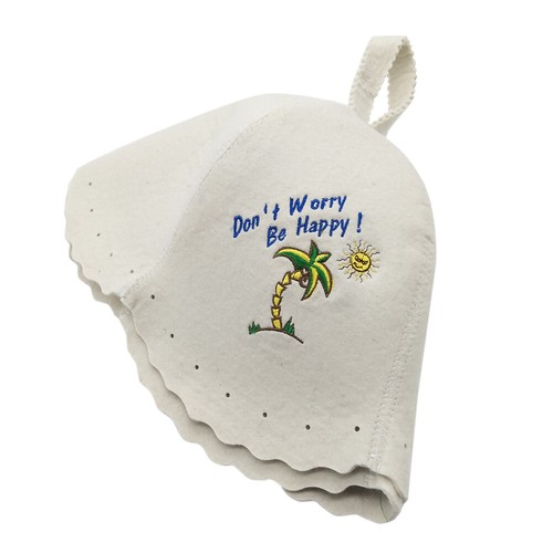 Wool Felt Sauna Hat Cap Russian Bath House Head Protection Tool Accessories - Picture 4 of 9
