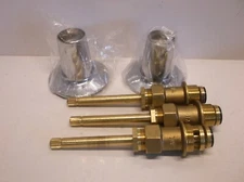 Danco (2) Hot/Cold Stems & Diverter Stem & (2) Flanges Tub/Shower Lot
