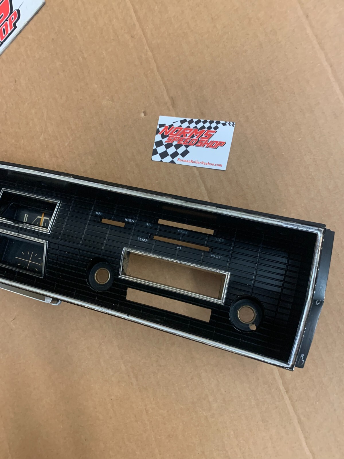 1966 1967 DODGE 2580801 INSTRUMENT CLUSTER ASSEMBLY GAUGES