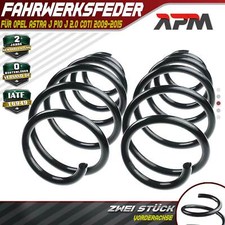2x Federn Fahrwerksfeder Vorderachse für Opel Astra J P10 J 2.0 CDTi 2009-2015