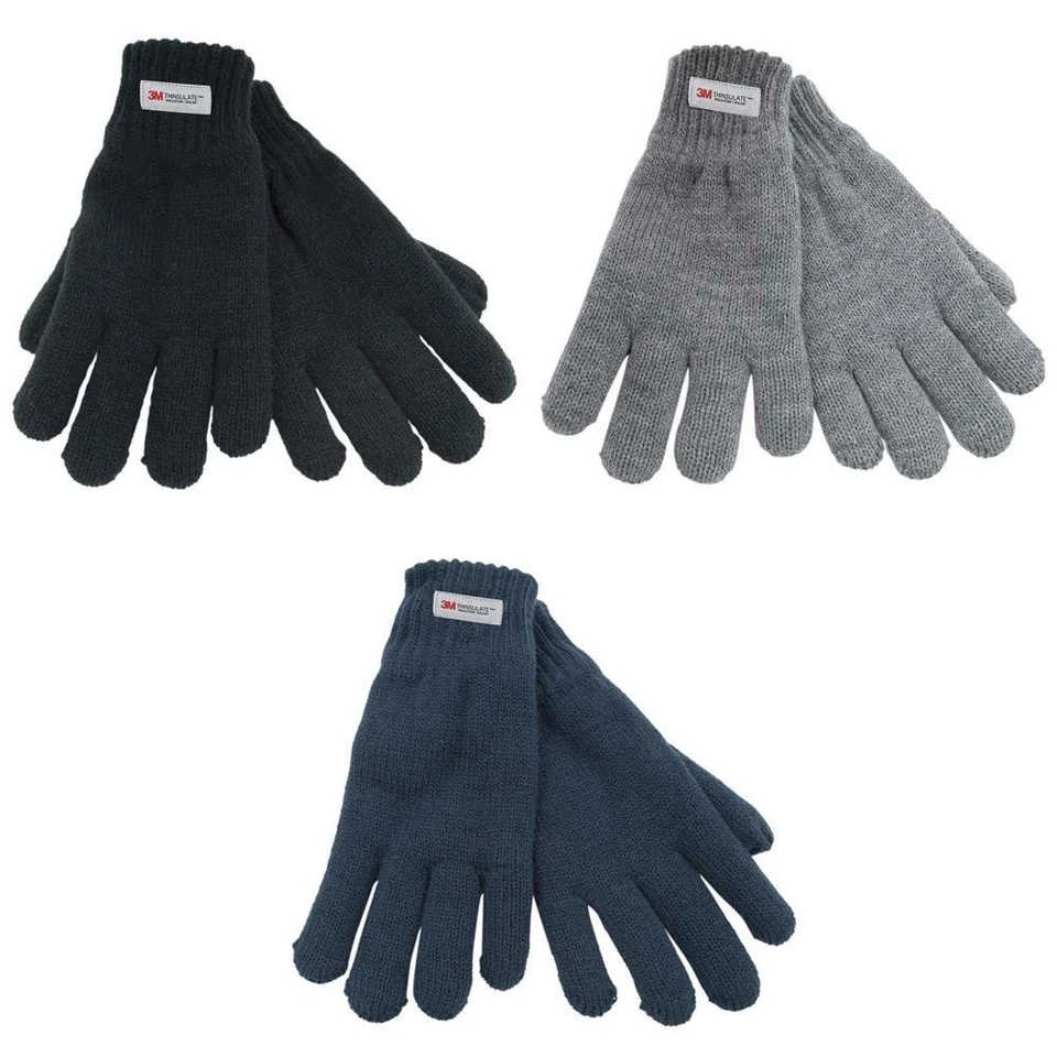 UNDERCOVER Kinder Thermo Strickhandschuhe Thinsulate Qualität Strick gefüttert Handschuh 1er oder 2er Pack
