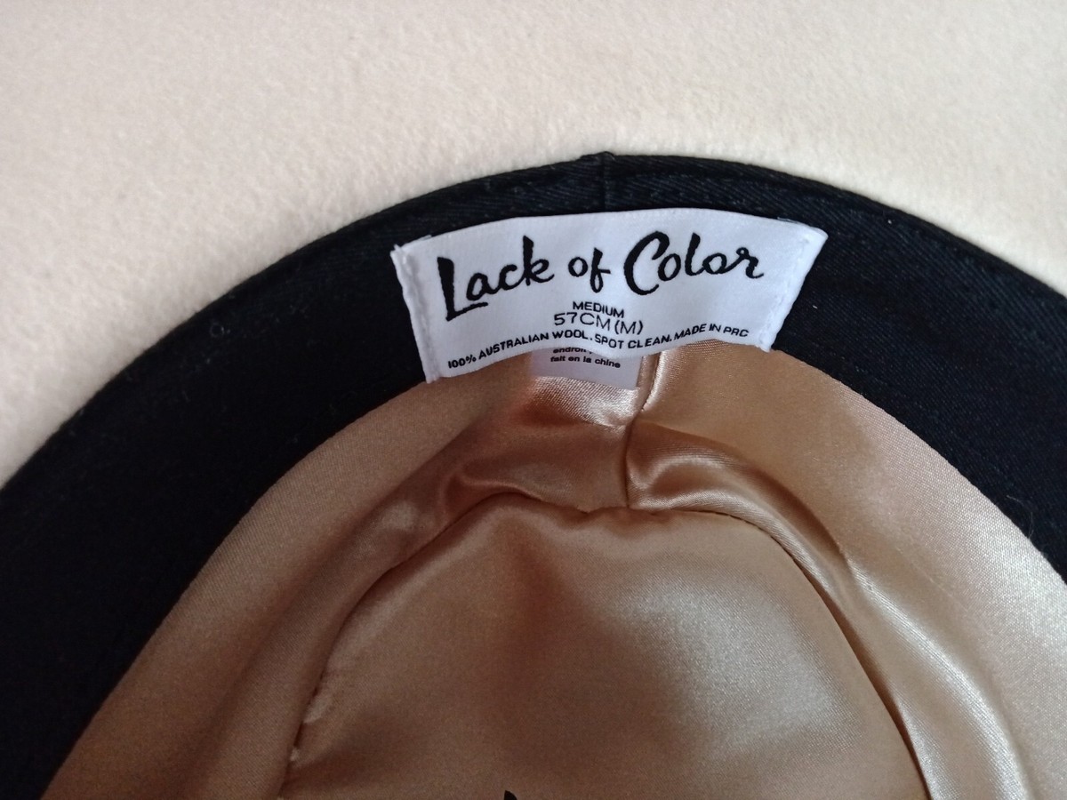 Lack of Color Val Diamond Off White Fedora Hat Whiskey 