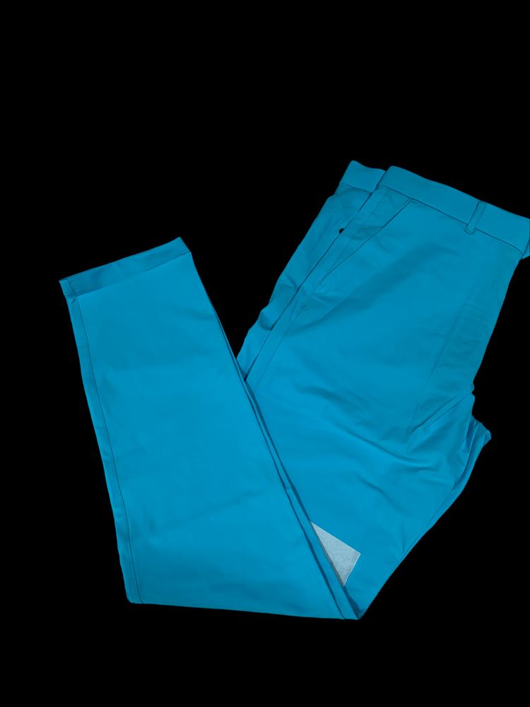 Greyson Mens Montauk Pants Trousers Blue Lagoon Aqua Golf Pants Stretch New