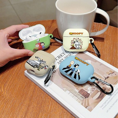 Cute Funny S-Snoopys Shockproof Protective Glossy HD Hard PC Earphone Cover Case