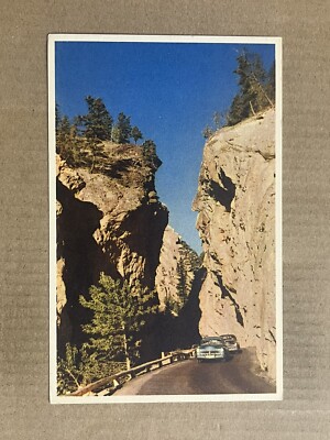 Postcard Sinclair Canyon Radium Hot Springs Kootenay National Park BC Canada