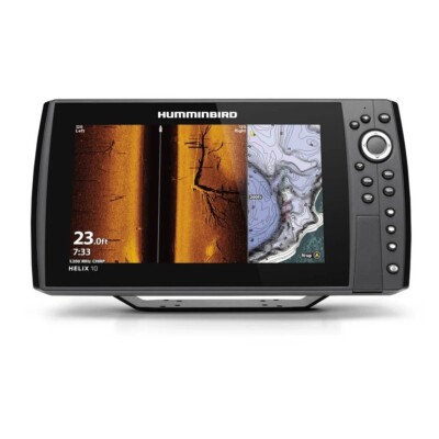 Humminbird Fischfinder Echolot HELIX 10 CHIRP MEGA SI+ GPS G4N mit Geber XM 9
