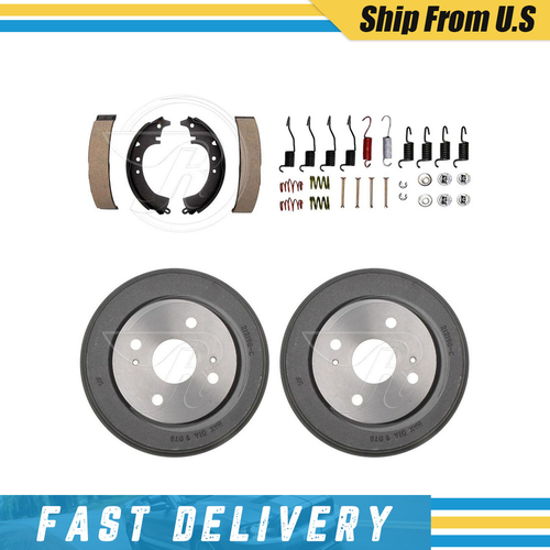 Rear Drums Brake Shoes & Hardware Spring Kit for 19801983 Toyota