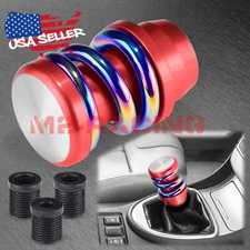 Coilover Shift Knob Neo Red Aluminum Manual Heavy Spring Stick Lever Shifter