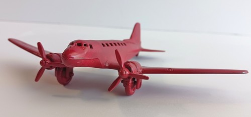 1950s DC-3 American Airlines Thomas Toys AA Flagship Red Plastic Airplane Toy - Picture 3 of 12