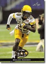 (25) 2012 BRALON ADDISON Leaf U.S. Army Aflac All-American RC's OREGON 