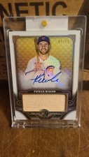PATRICK WISDOM - 2022 TOPPS TRIPLE THREADS JUMBO AUTOGRAPH RELIC 7/99