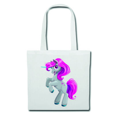 Tasche Beutel Baumwolltasche Einhorn Unicorn Fabelwesen Pferd Ziege Licorne Unic