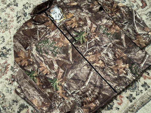 REALTREE EDGE JACKET CAMO INSULATED HUNTING OUTDOOR HEAVY FULL ZIP SIZE XL NEW - Picture 3 of 8