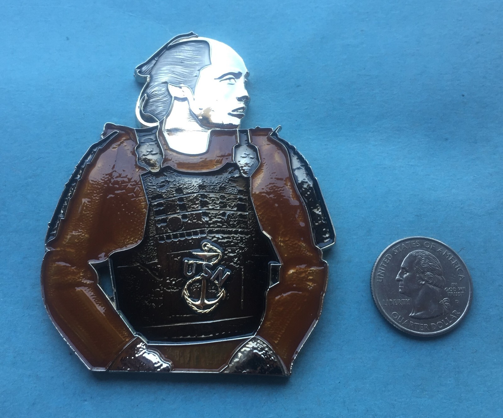 US NAVY CHALLENGE COIN CENTER FOR NAVAL AVIATION TECHNICAL TRAINING (CNATT) CPO