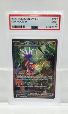 PSA 9 Mint -- Pokemon - Koraidon ex - 247/198 - Scarlet & Violet