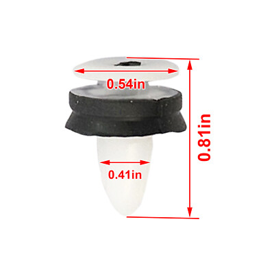 Topgearsltd 20-Pack Side Molding Trim Panel Clips For Ford Transit Connect & Transit 150/250/350 – White