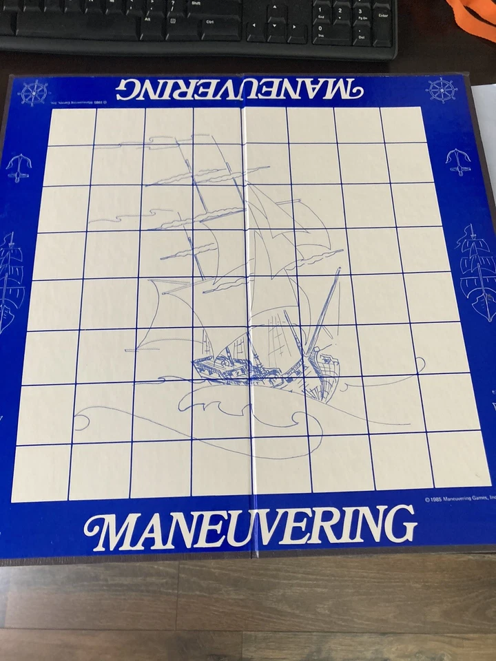 Maneuvering Board Game A Beautiful Game Of Skill Strategy And Maneuvers Vintageb - Image 3 of 4